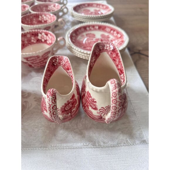 1920s Antique 85 Piece Copeland Spode's Tower China Service for 8 with Extras - Picture 7 of 10